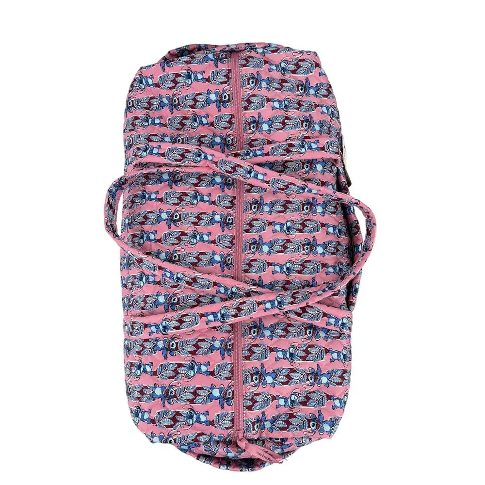 Vera Bradley Disney Large Original Duffel Bag Surfboard Stitch Quilted Cotton